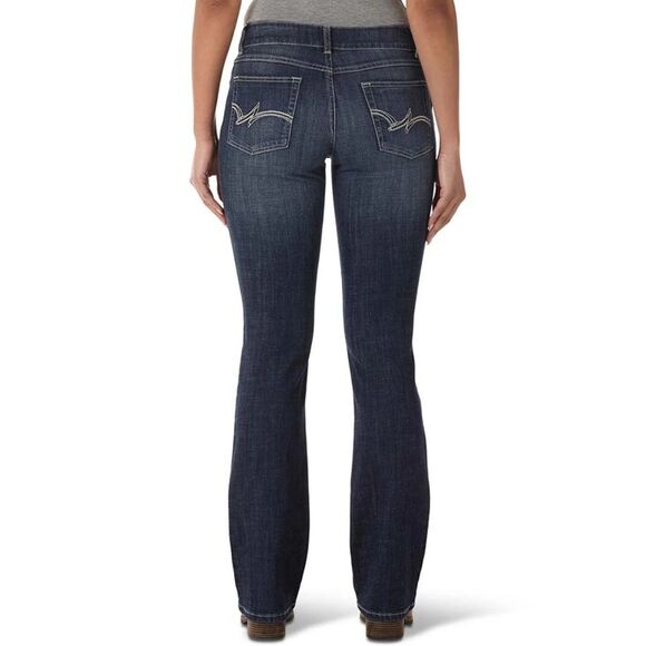Wrangler Jeans Women’s 9x34 Blue Cowgirl Bootcut Denim 1009MWZDO Western - Picture 10 of 11